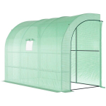 Outsunny seinale paigaldatav kasvuhoone 300x150x213cm