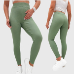 Naiste puuvillased retuusid Spring, khaki v&auml;rvi