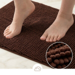 Vannitoavaip &bdquo;Coziness&ldquo; &ndash; pruun, pehme ja libisemiskindel