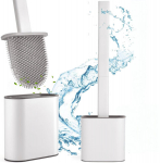 Silikoonist tualetihari turbokuivatuss&uuml;steemiga Valge