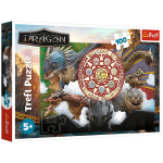 Kujundipusle Trefl &bdquo;Draakonid tegutsemas&rdquo; 100 t&uuml;kki v&auml;rvikas seiklus