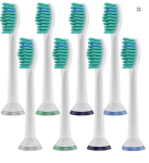 Elektrilise hambaharja otsik SPSH elektrilise hambaharja otsikud, &uuml;hilduvad Philips Sonicare 'iga, 8 tk.
