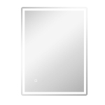 Vannitoa peegel LED-valgustusega 80x60 cm m&auml;luga