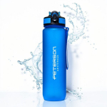 BPA-vaba k&otilde;rrega spordiveepudel Peterson, sinine, 1000 ml