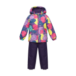 Huppa Laste kevad-s&uuml;gis komplekt AVERY 1, LILAC PATTERN/ DARK LILAC, 104 cm