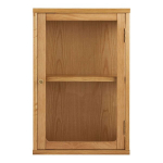Seinale riputatav kapp 20x40x60 cm tamm