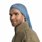 Buff Merino Wool chusta wielofunkcyjna, Solid Lake Blue