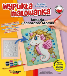 Silmapaistev "fantasy Sea Unicorn" maalimine v&auml;rviga
