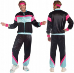 Kost&uuml;&uuml;m "disco Dresiars" 80ndad, suurus M/l