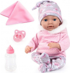 Bayer Design Doll Bob 38cm koos heli ja tarvikutega