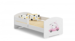 Laste voodi Luk madratsi ja t&otilde;kkekaitsega 164 cm x 85 cm x 63 cm, kassipoeg