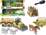 Artyk Mini traktor haagise ja figuuridega