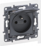 Legrand Niloe Selection 762361 - maandusega pistikupesa, Ip44, 16a, teras