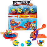 Piratix Shark Treasure Captain Pack 1tkmix - Magic Box Toys Poola (L)
