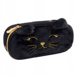 Astrabag Fluffy Kitty Black - kooli edevus kassi motiiviga
