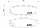 Brembo P78020 piduriklotsid Subaru Legacy taga