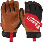 Milwaukee Hybrid Leather Gloves Xl/10 - Puuteekraaniga t&ouml;&ouml;kindad