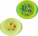 Chicco 2 taldrikukomplekt, 12 kuud+, sinine