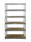 Metallist riiul Helios 213x75x40cm, 6 riiulit, 400kg/riiul