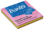 Bantex kleepuvad lehed 75x75mm, 100 tk, v&auml;rvilised