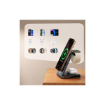 Joyroom JR-W15 Wireless Charger 3 in 1 Charging Station with MagSafe - Black