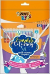 Bic komplekt: kustutuskummid, markerid ja v&auml;rvipliiatsid