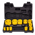 Bimetall augud metallile ja puidule, komplektis 17 tk