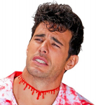 Choker kaelakee "l&otilde;ikas k&otilde;ri" Halloweeni kost&uuml;&uuml;mi jaoks