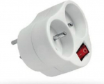 Elgotech topeltpikendusjuhe l&uuml;litiga 16a 230v valge