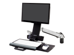 Monitori hoidja ERGOTRON - StyleView - Multi-element assembly - Polished aluminum - 24 inches - Adjustable height