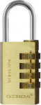 Gerda Brass Line S30 - Massiivne kombinatsioonlukk