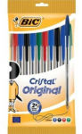 Pliiats Bic Cristal Original, 10 tk., erinevad v&auml;rvid, 1,0 mm