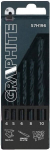 Grafiit Hss-tina puurikomplekt metallile, 4-10 mm, 5 tk.