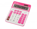 Eleven Cdc120wh-rde kontorikalkulaator, roosa-valge