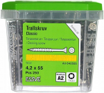 Essve Classic terrassikruvide komplekt, 4,2x55mm, roostevaba teras A2, 250 tk.