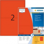 Herma 4567 v&auml;rvisildid A4, 100 lehte, punane