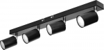 Reguleeritav Led laevalgusti s&uuml;steem 4x Gu10, must