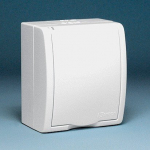 Simon Aquarius Hermetic Socket Ip54 Valge x1