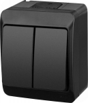 L&uuml;liti Hermes must seeria Ip44, 10ax 250v