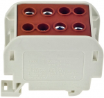 Konnektori siini &uuml;hepooluseline Zgx 1x70/2x50 mm&sup2; pruun v&auml;rv (al/cu)