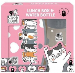 Komplekt: joodik ja karp toidu "kassidele" Derform 330 ml