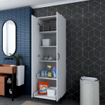 Mitmeotstarbeline kapp Kalune Design JE110 - 2945 valge modernne 60x40 cm