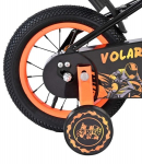 Laste jalgratas Volare Strike, 12", must/oranž