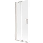 Vannisein Mexen Velar, 75 x 150 cm, harjatud nikkel/matt klaas