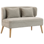 Diivan, 117x65x78.5 cm, beež, &scaron;enillpolster