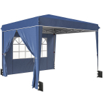 Paviljon, 300x300x275 cm, tumesinine, kokkupandav