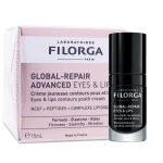 Niisutav kreem silma- ja huule&uuml;mbruse nahale Filorga Global-Repair Advanced Eyes & Lips, 15 ml