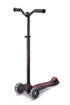 Laste t&otilde;ukeratas Micro Maxi Deluxe Pro LED, must / punane