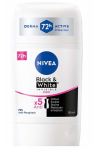 Pulgakujuline antiperspirant Nivea Black&White Invisible Clear, 2 tk.