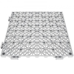 Drenaažip&otilde;randaplaadid, modulaarne omavahel &uuml;hendatav kate, 30x30 cm, hall, PVC